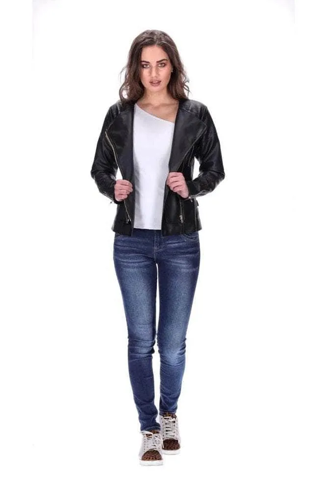 Avery Faux Leather Jacket