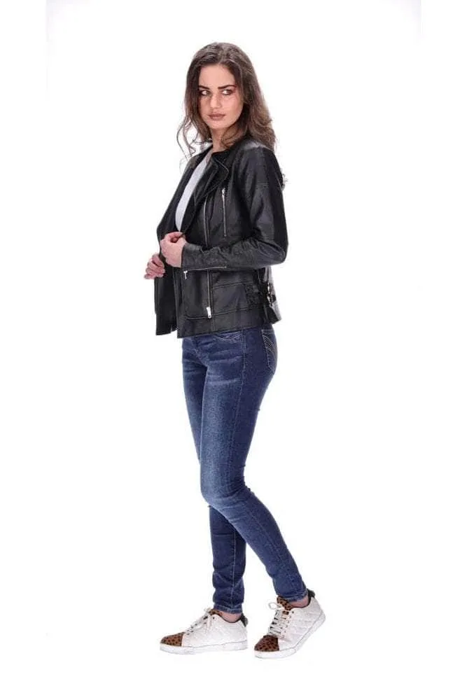 Avery Faux Leather Jacket