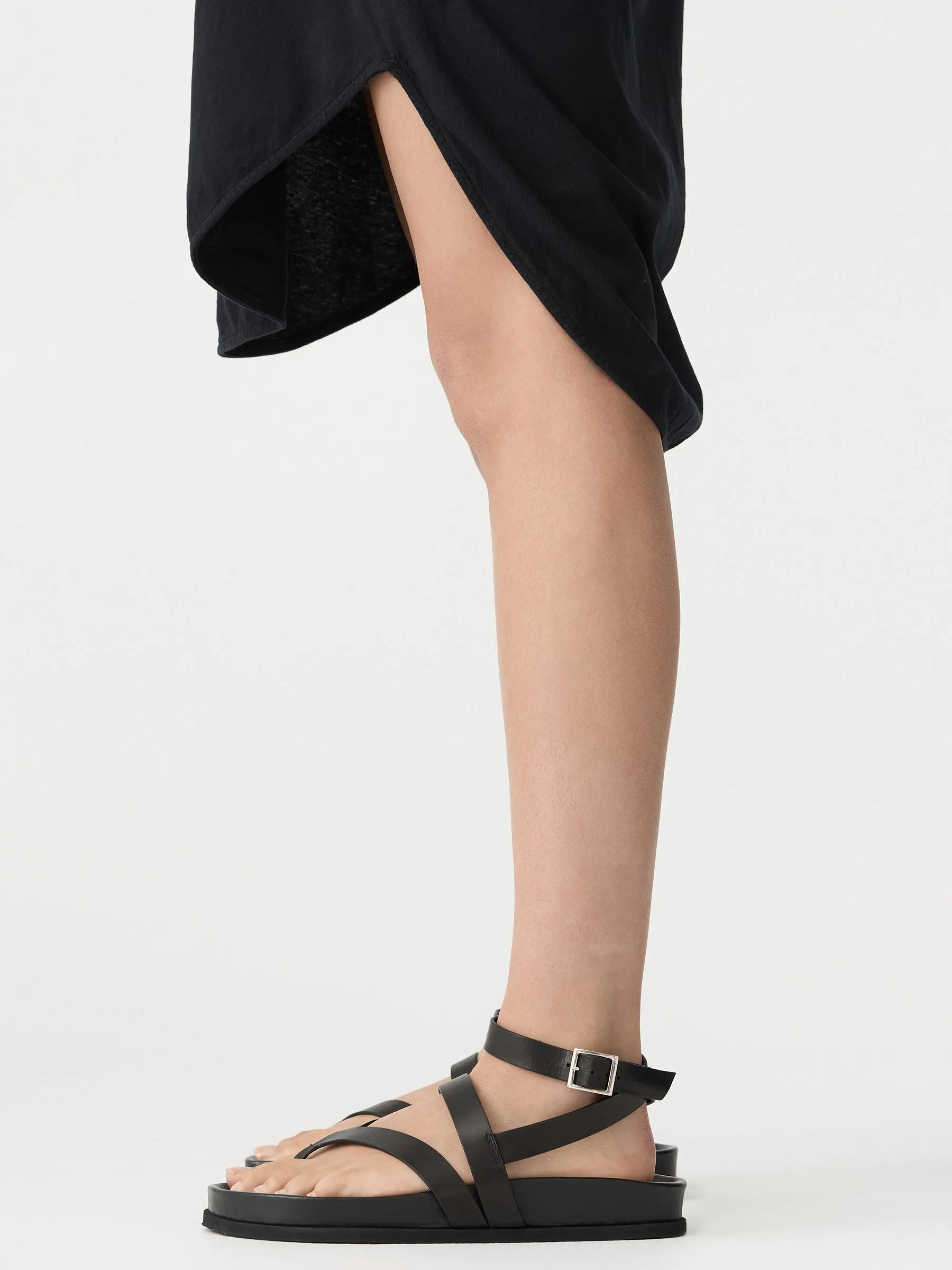boxy t.shirt dress with tail ll