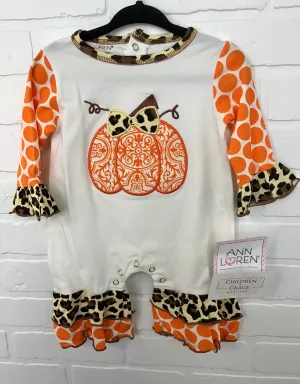 Cheetah Pumpkin Ruffle Jumper
