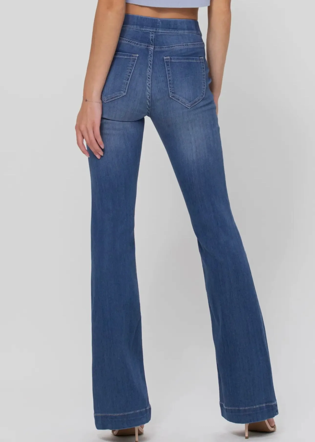 Crawford Mid Rise Flare Pull on Jegging