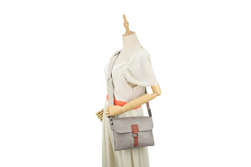 Elena Satchel Bag Navy