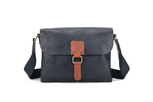 Elena Satchel Bag Navy