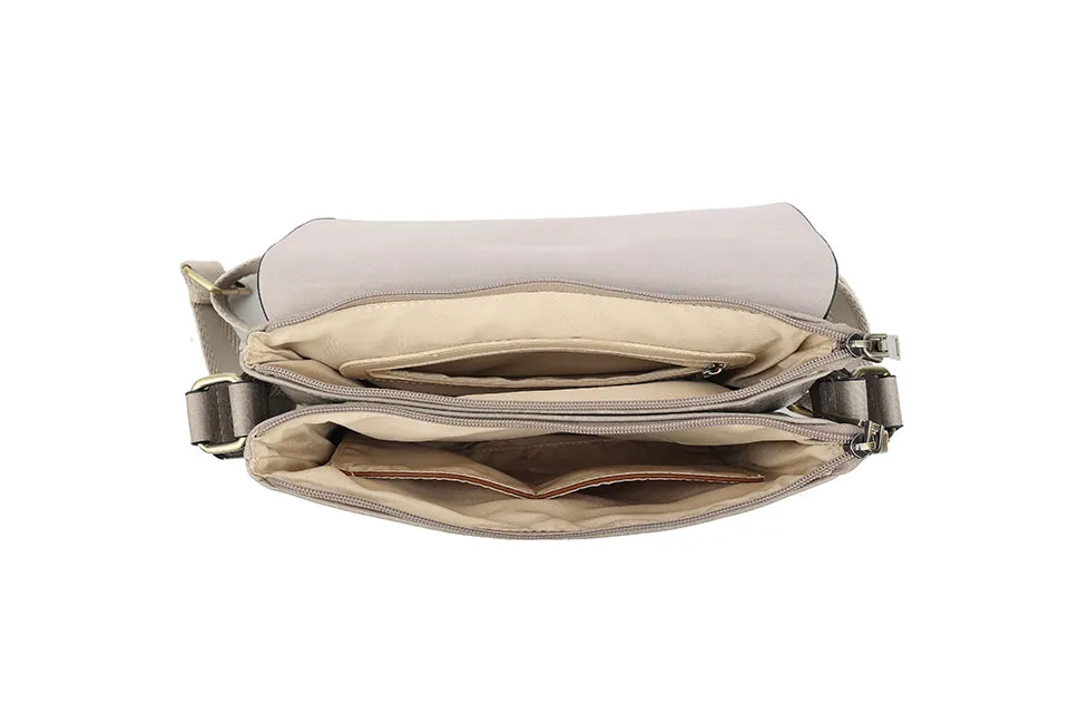 Elena Satchel Bag Navy