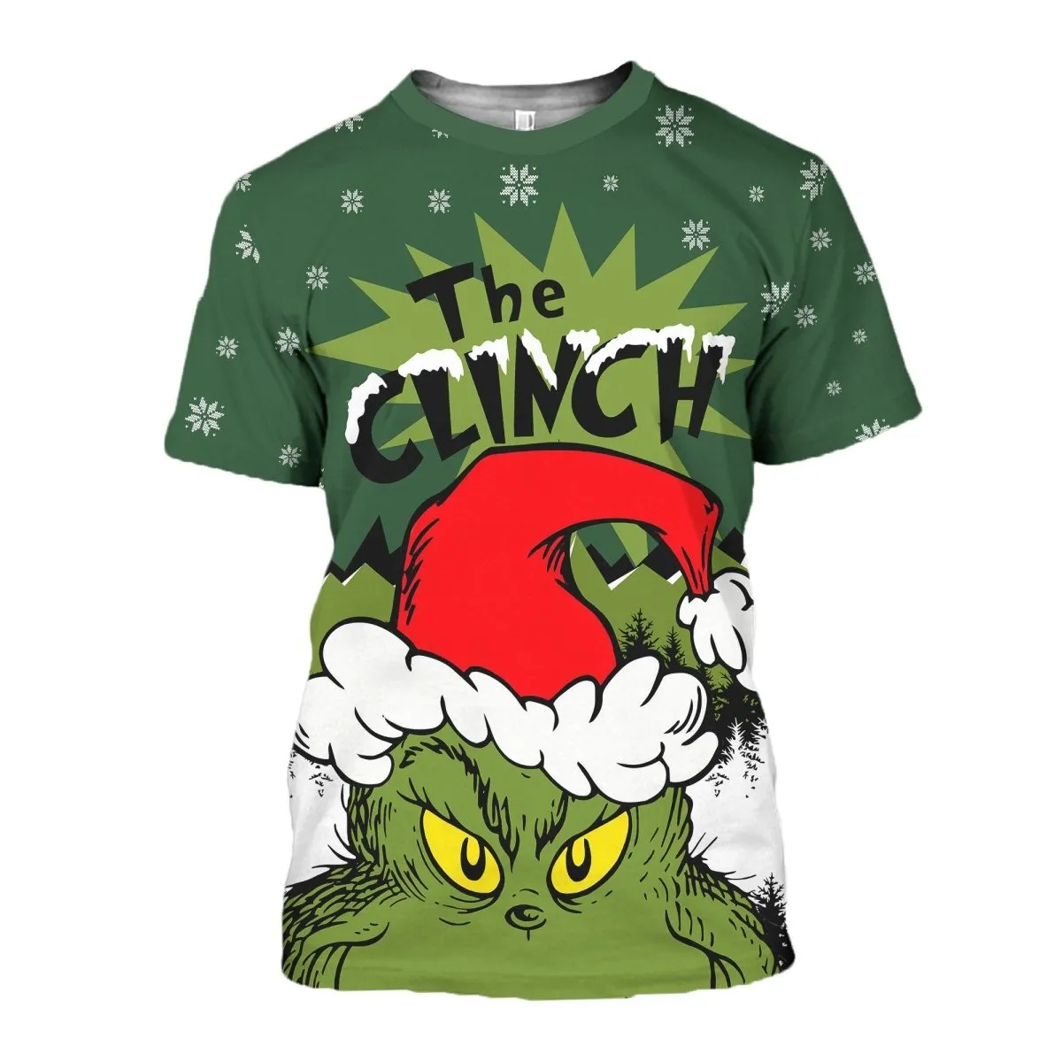 Grinch Santa Clause T-shirt