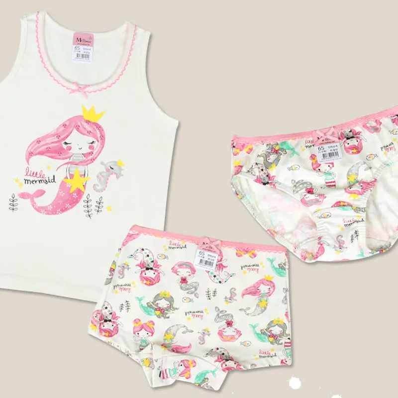Mermaid Girl Underwear 2-piece Set M1022