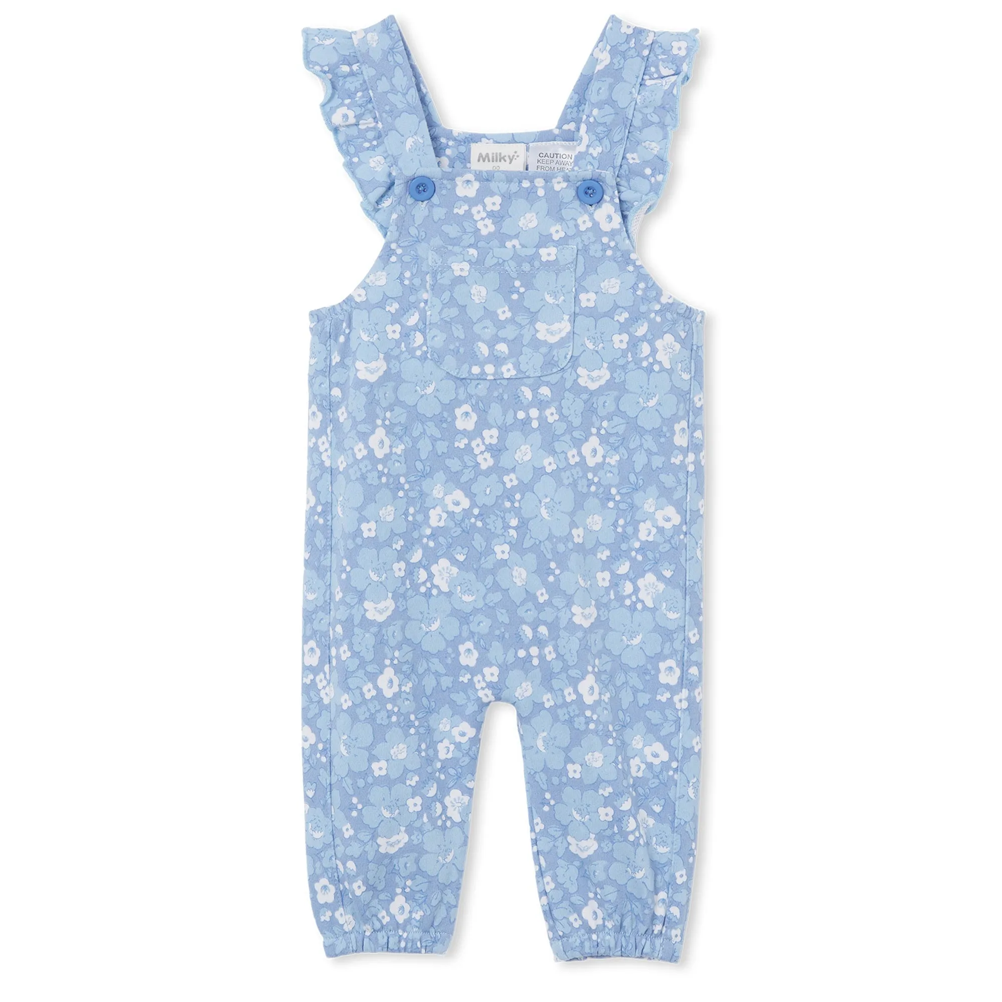 Milky Frill Overall - Bluebell