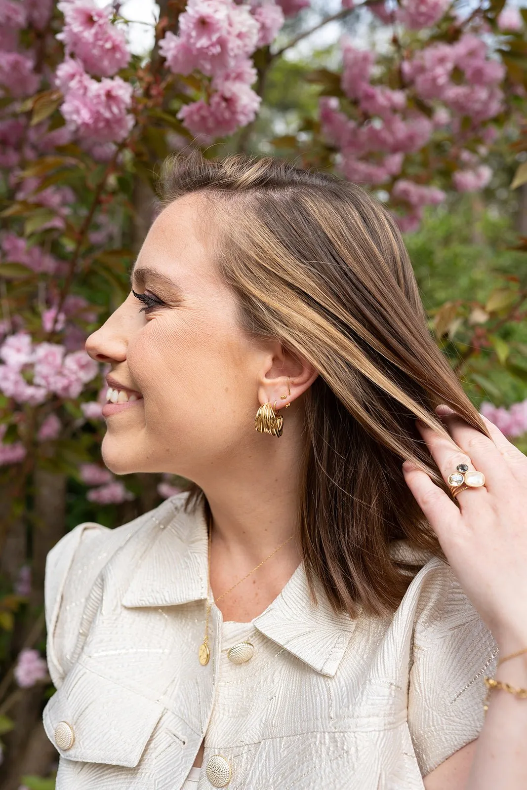 NUKUS - Blazer Amy Sand Gold
