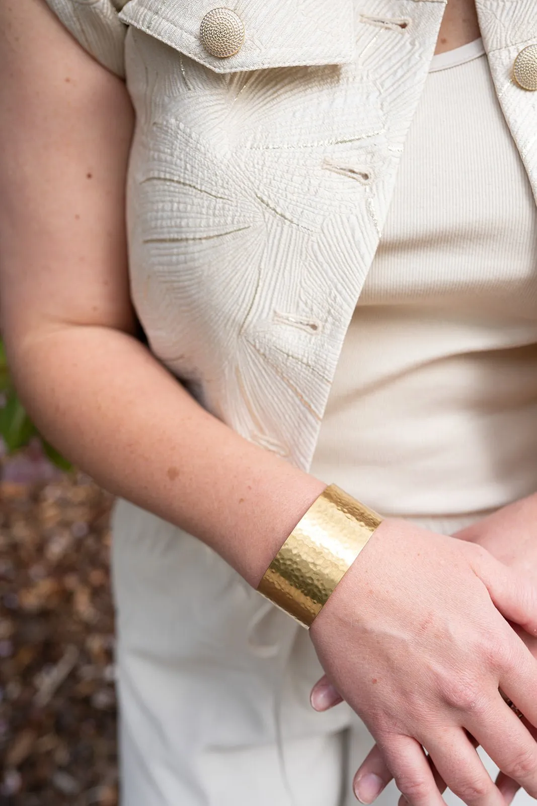 NUKUS - Blazer Amy Sand Gold