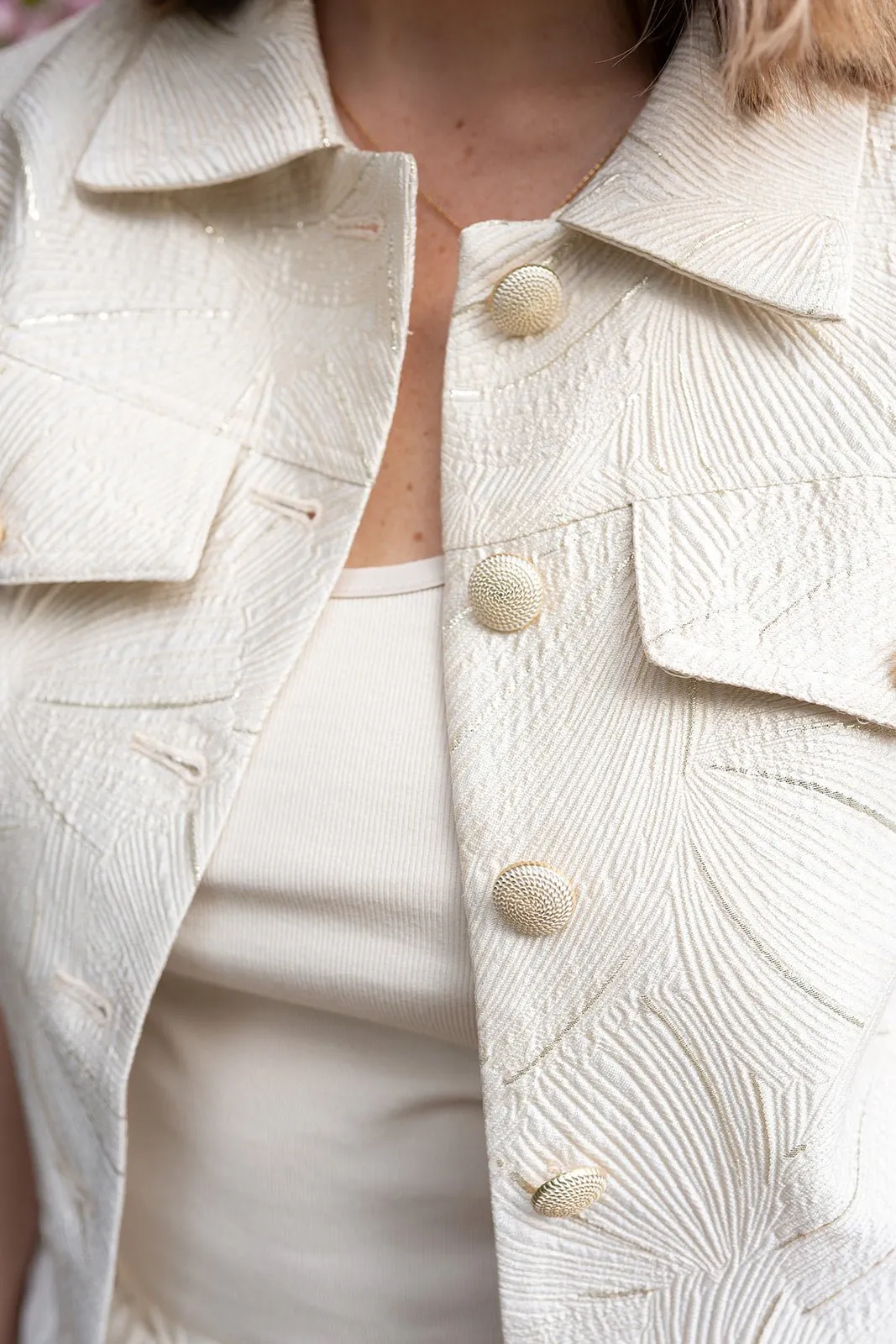 NUKUS - Blazer Amy Sand Gold