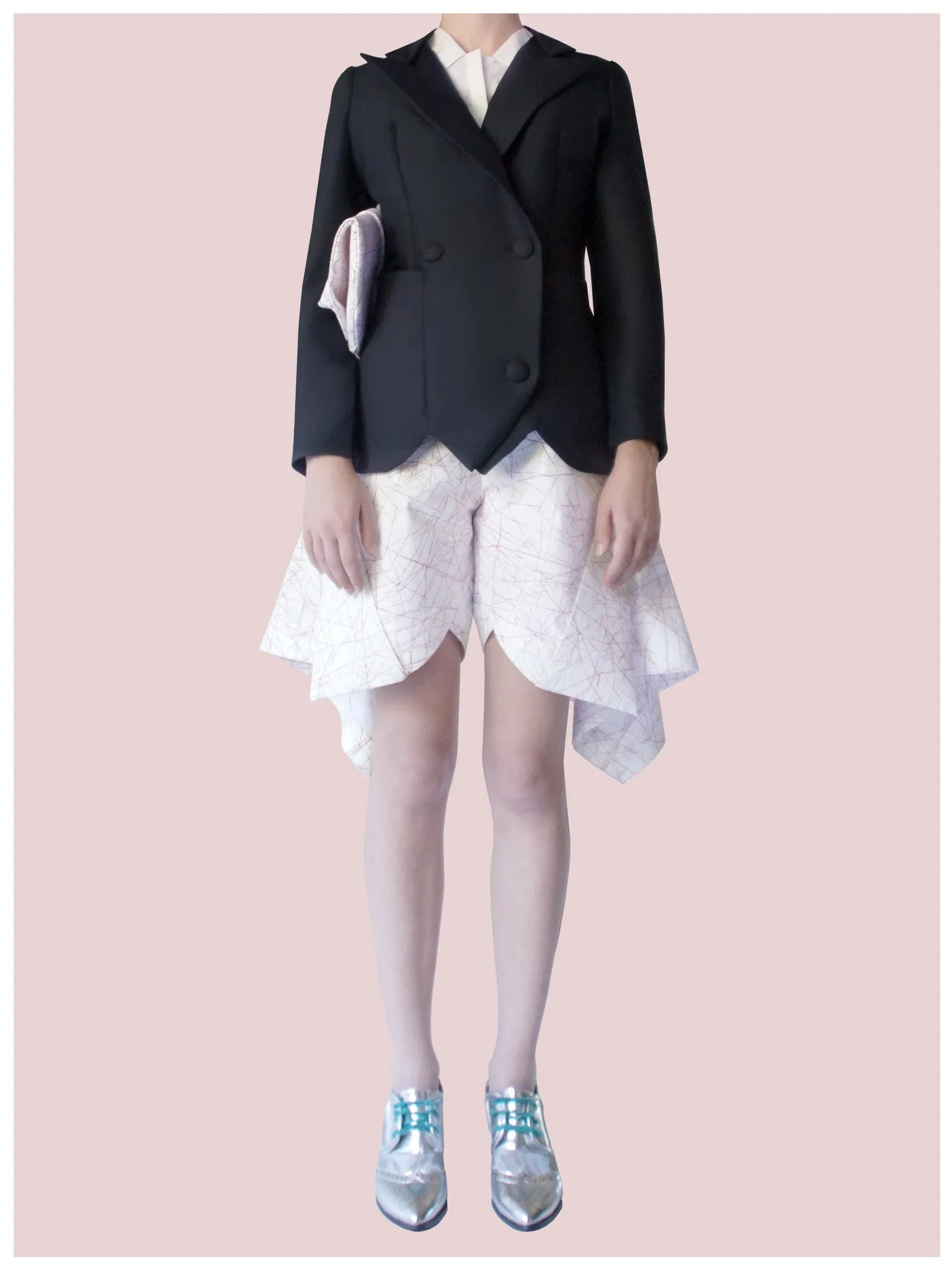 Origami Ekaterina Wool Jacket / Black