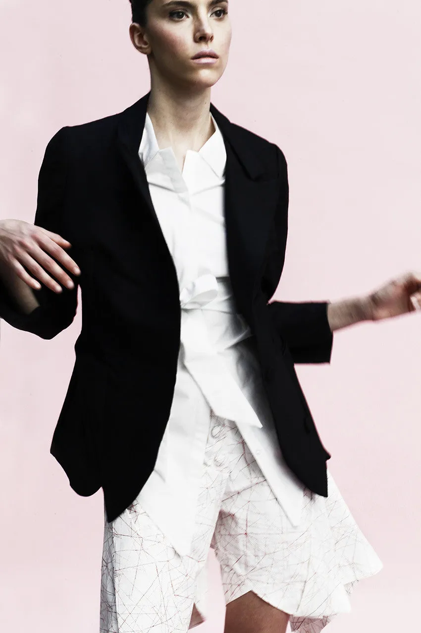 Origami Ekaterina Wool Jacket / Black