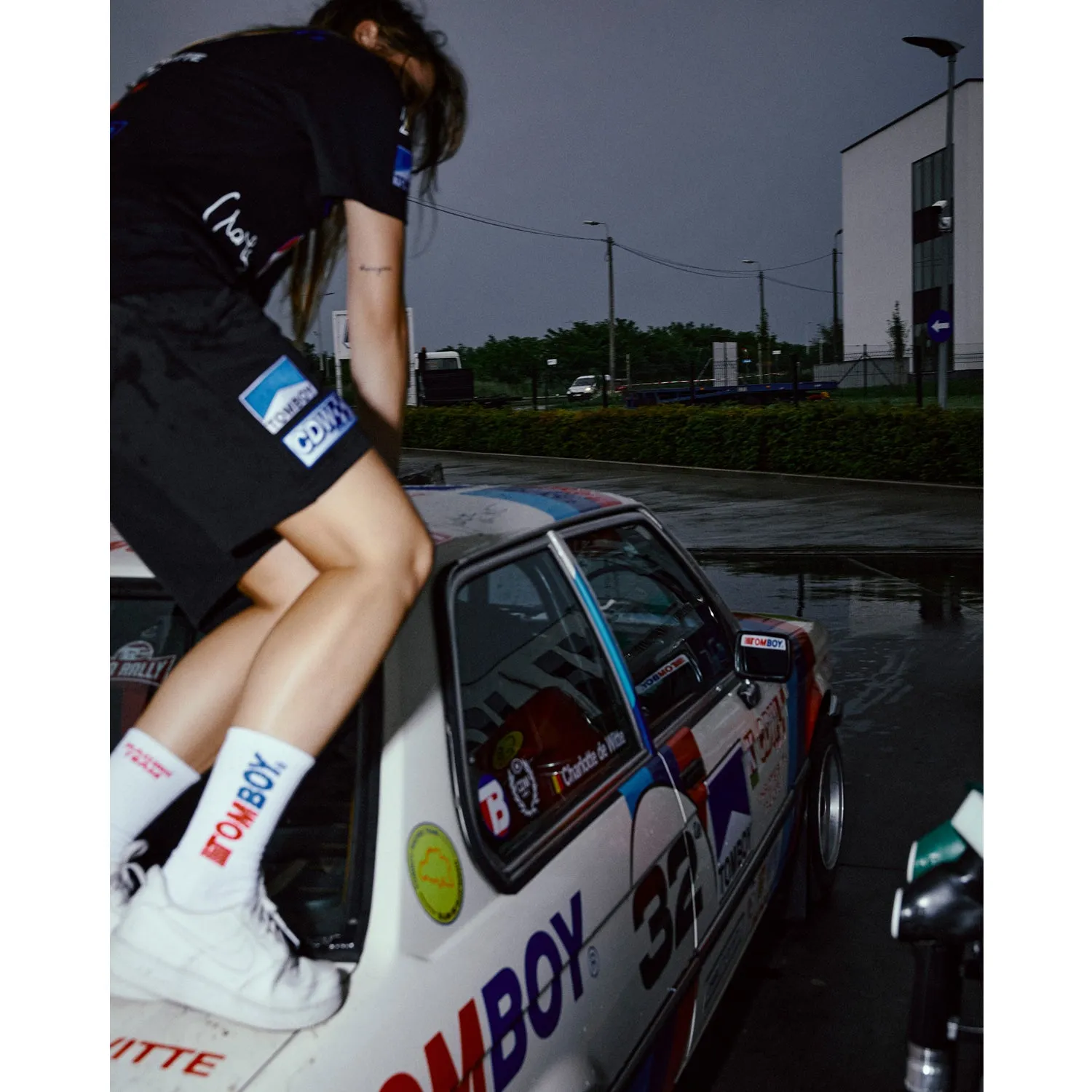RACING BLACK SOCKS