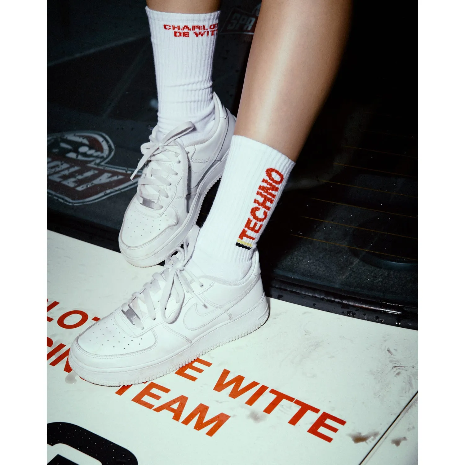 RACING BLACK SOCKS
