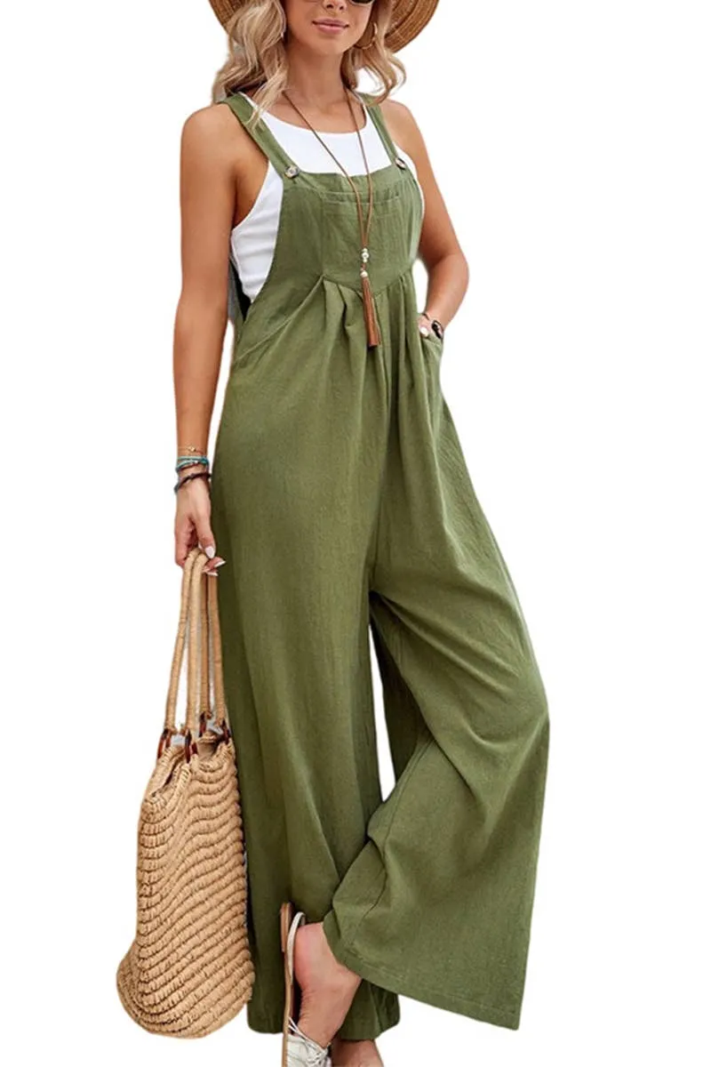 WOMEN SOLID OVERALLS