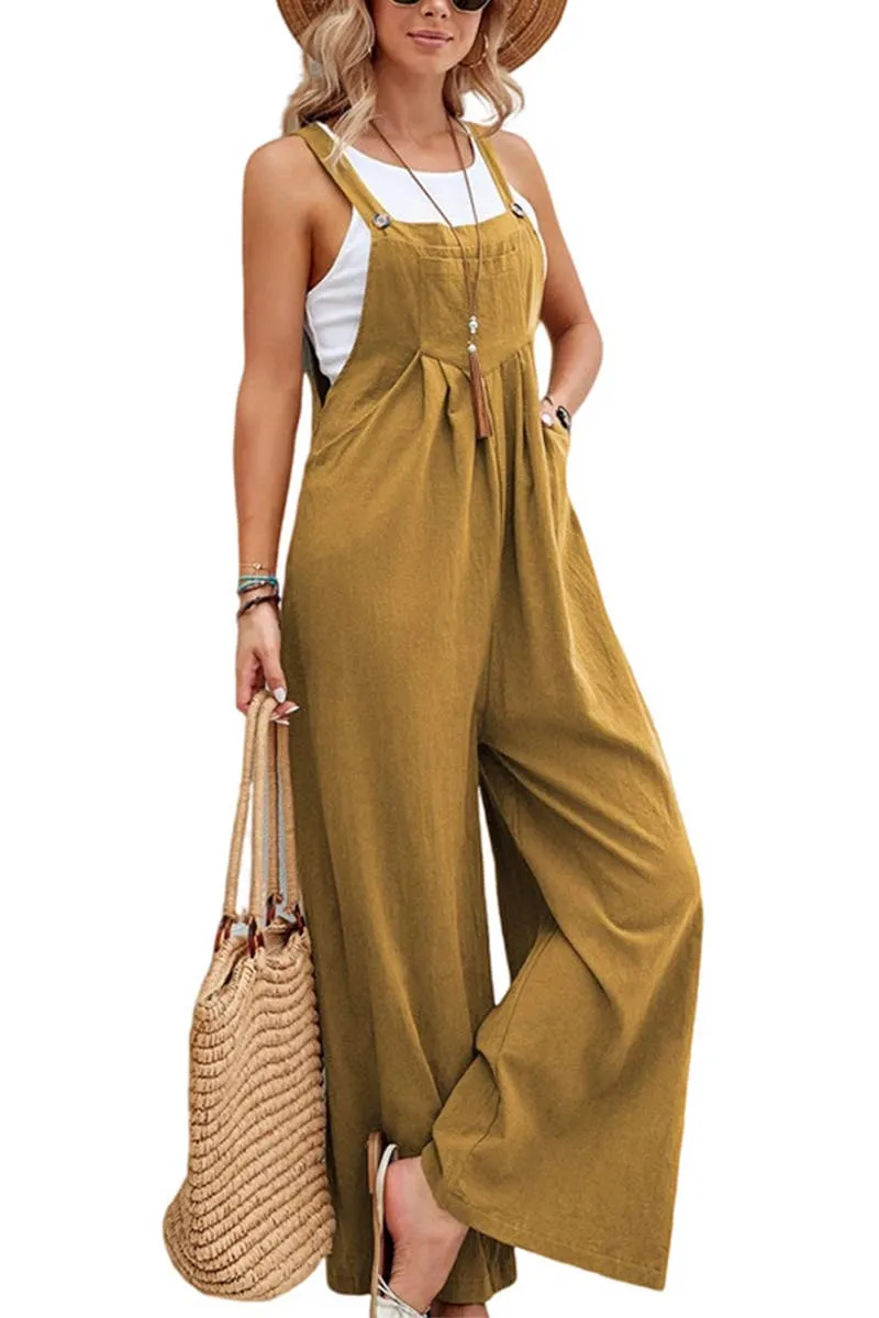 WOMEN SOLID OVERALLS