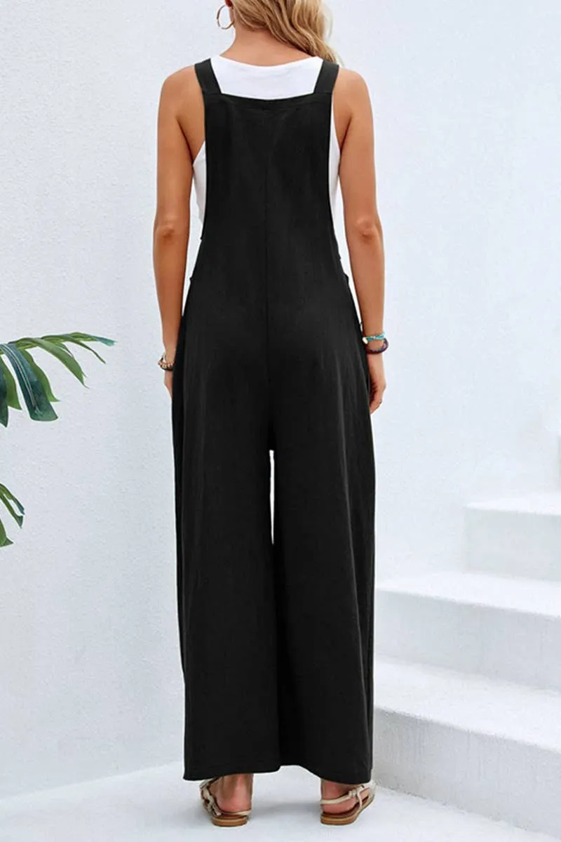 WOMEN SOLID OVERALLS