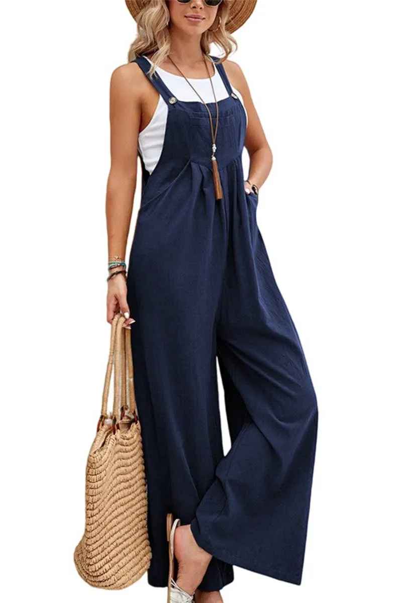 WOMEN SOLID OVERALLS